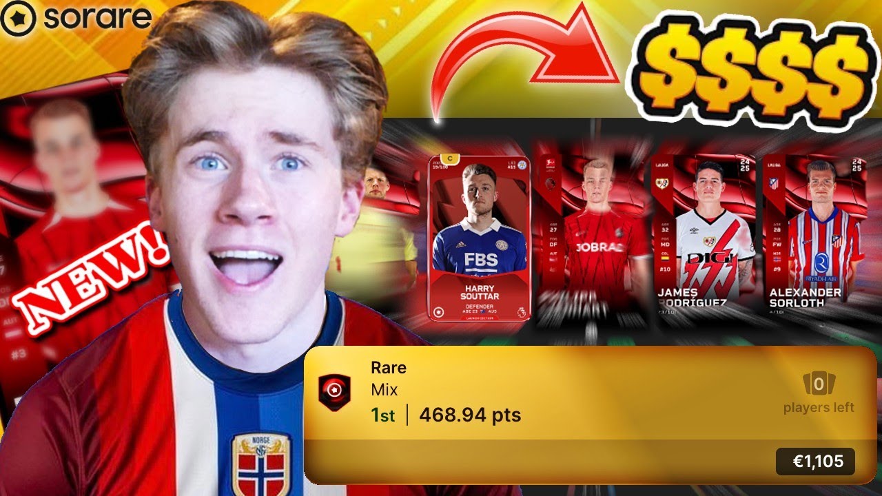 HOW I WON $1200 IN ONE WEEK ON SORARE 🤯 Sorare 1st Place Rewards!