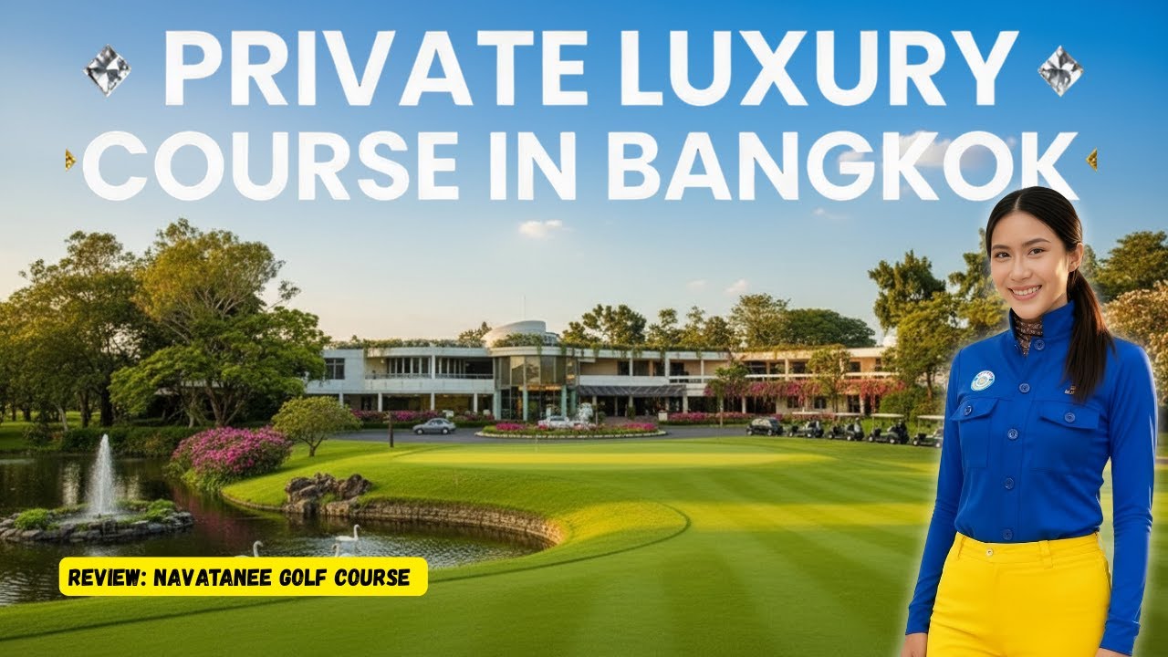 Private Golf Course Experience in Bangkok Thailand 🇹🇭 Navatanee Golf Course