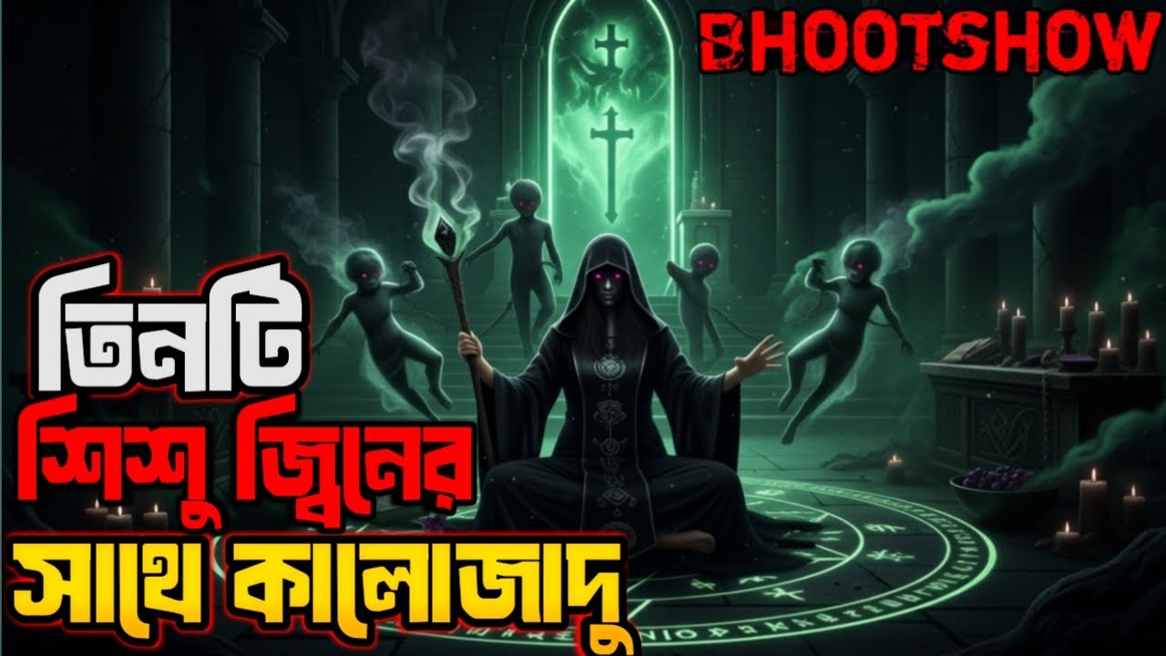 কালো জাদুর মাধ্যমে জিনদের বশ করে তাদের দিয়ে অপকর্ম | kalojadur maddhome jinder boss |  Bhootshow