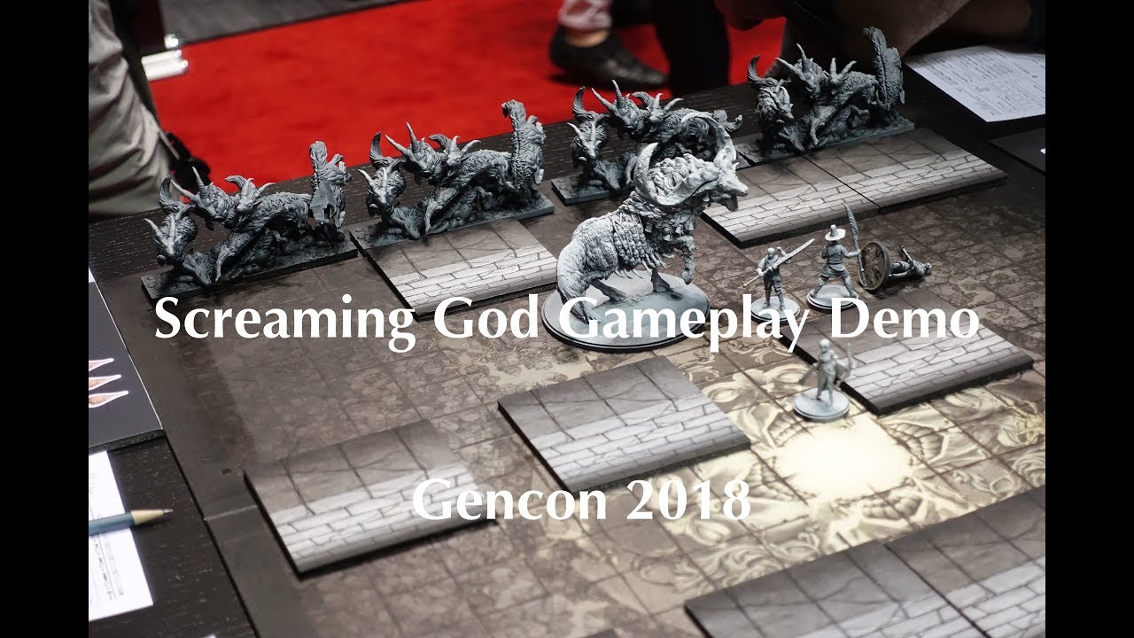 Kingdom Death Screaming God Gameplay Demo Gencon 2018