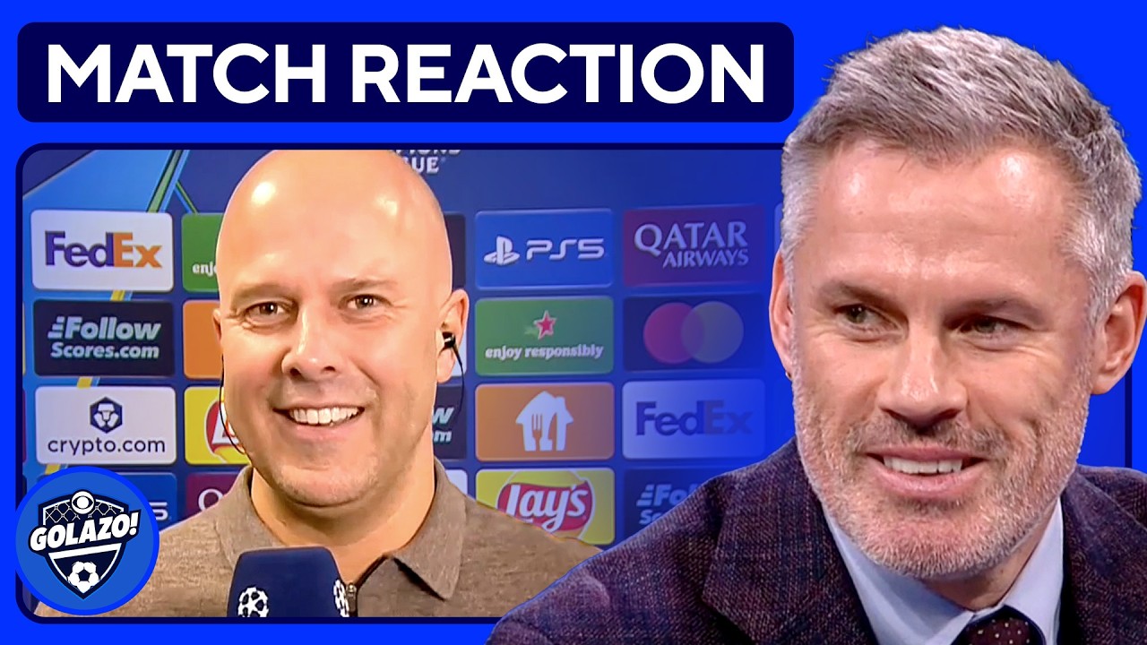 Arne Slot & Jamie Carragher REACT To Liverpool's Win Against Marseille 👏 | UCL Today