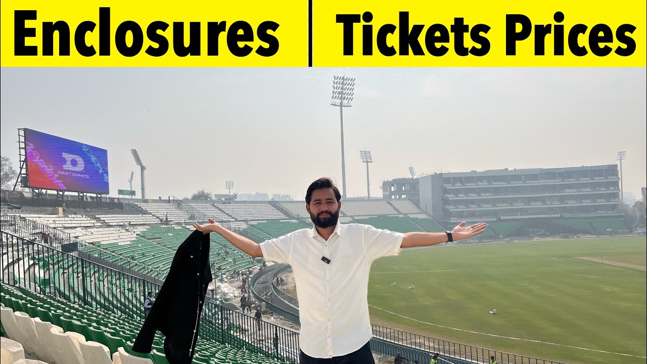 Breaking 🛑 Gaddafi Stadium All Enclosures Latest Updates | Shahrooz Ahmad