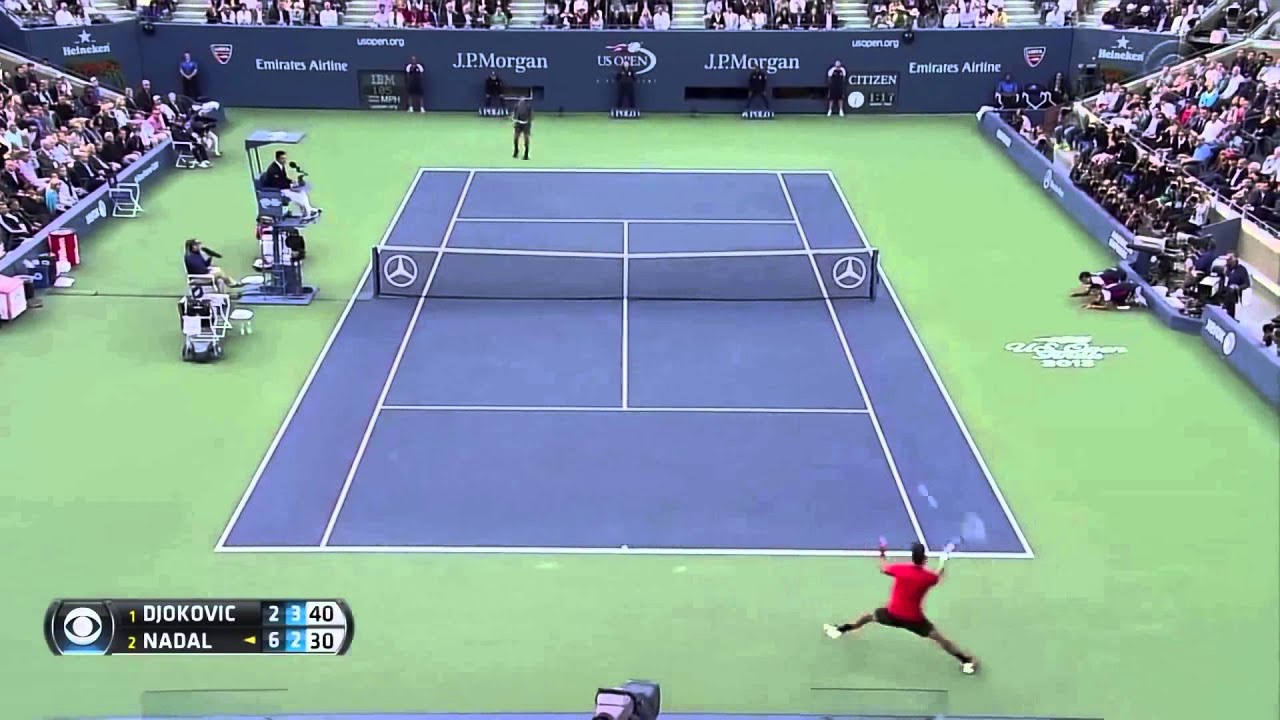 Us Open 2013 | Djokovic Vs Nadal | - 54 Shot Rally (1080p)