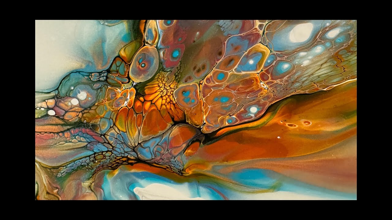 Dynamic Blowout Technique ~ Acrylic Fluid Art 825