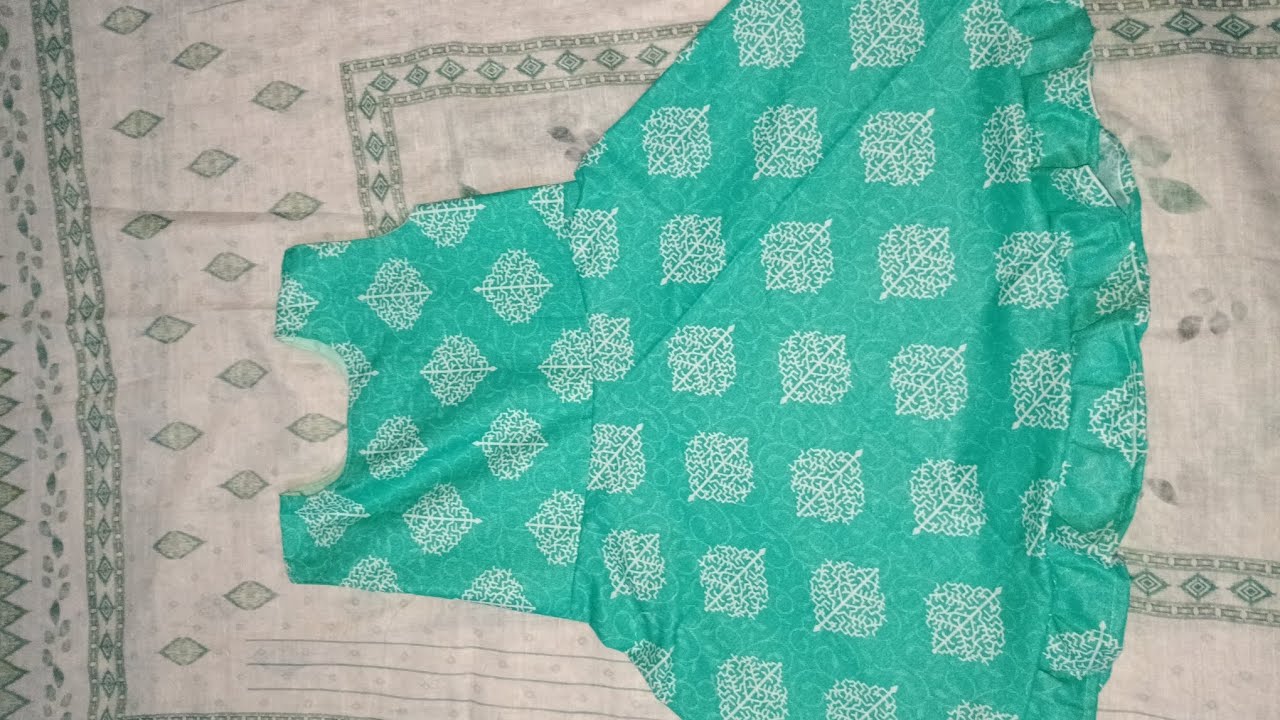 Kids normal frock stitching ( ಚಿಕ್ಕ ಮಕ್ಕಳಿಗೆ ಪ್ರಾಕ್ ಹೊಲಿಯುವ ವಿಧಾನ )