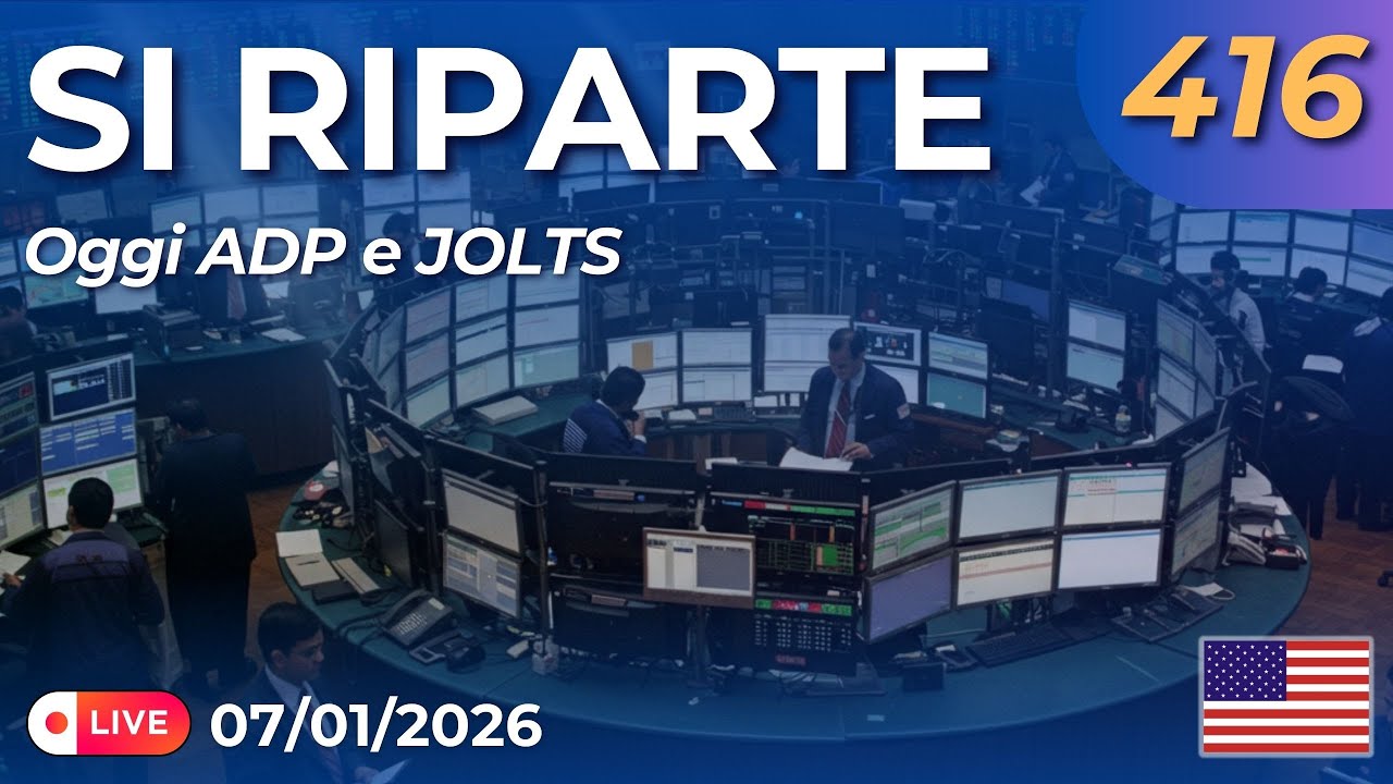 LIVE JOLTS Job Openings. Si Riparte! - Ep. 416 Trading & Mercati USA