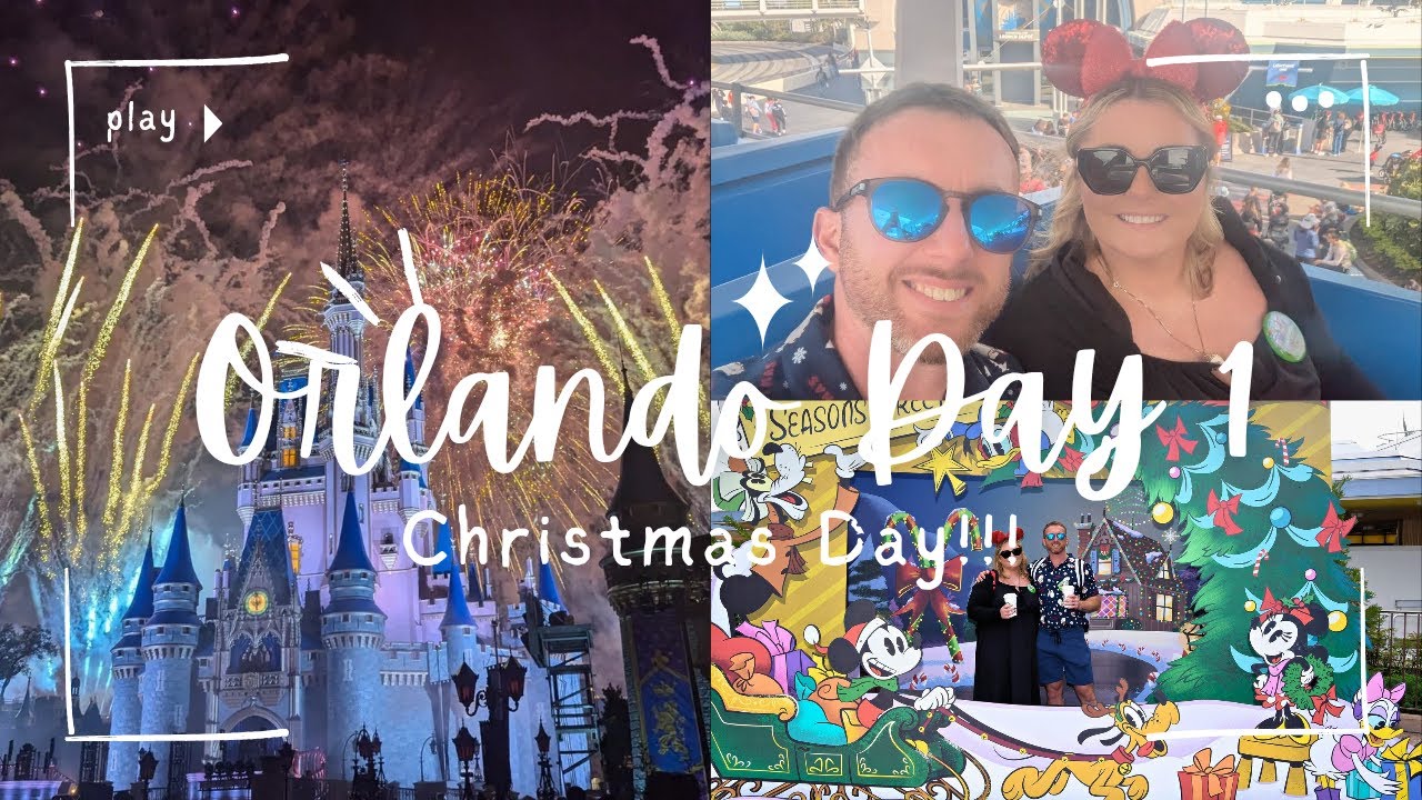 ✨ Disneyworld Day 1 | CHRISTMAS DAY!! | Magic Kingdom 🏰 | Tony's Town Square Restaurant 🍝