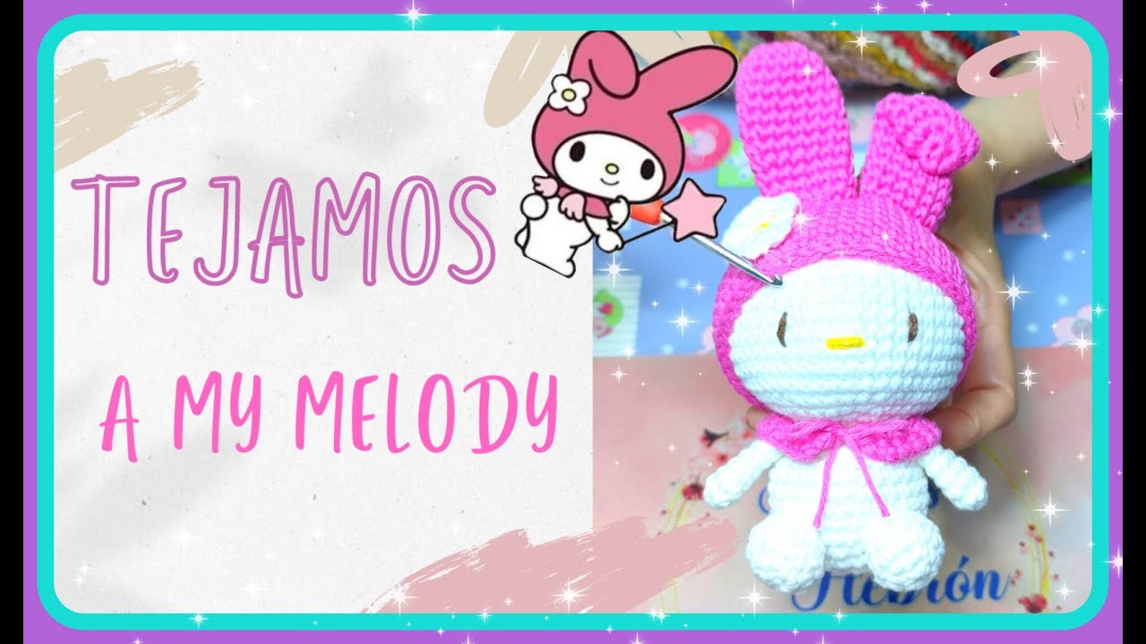 My Melody Amigurumi Tutorial Paso a Paso #crochet, Parte1, Tejidos Hebrón