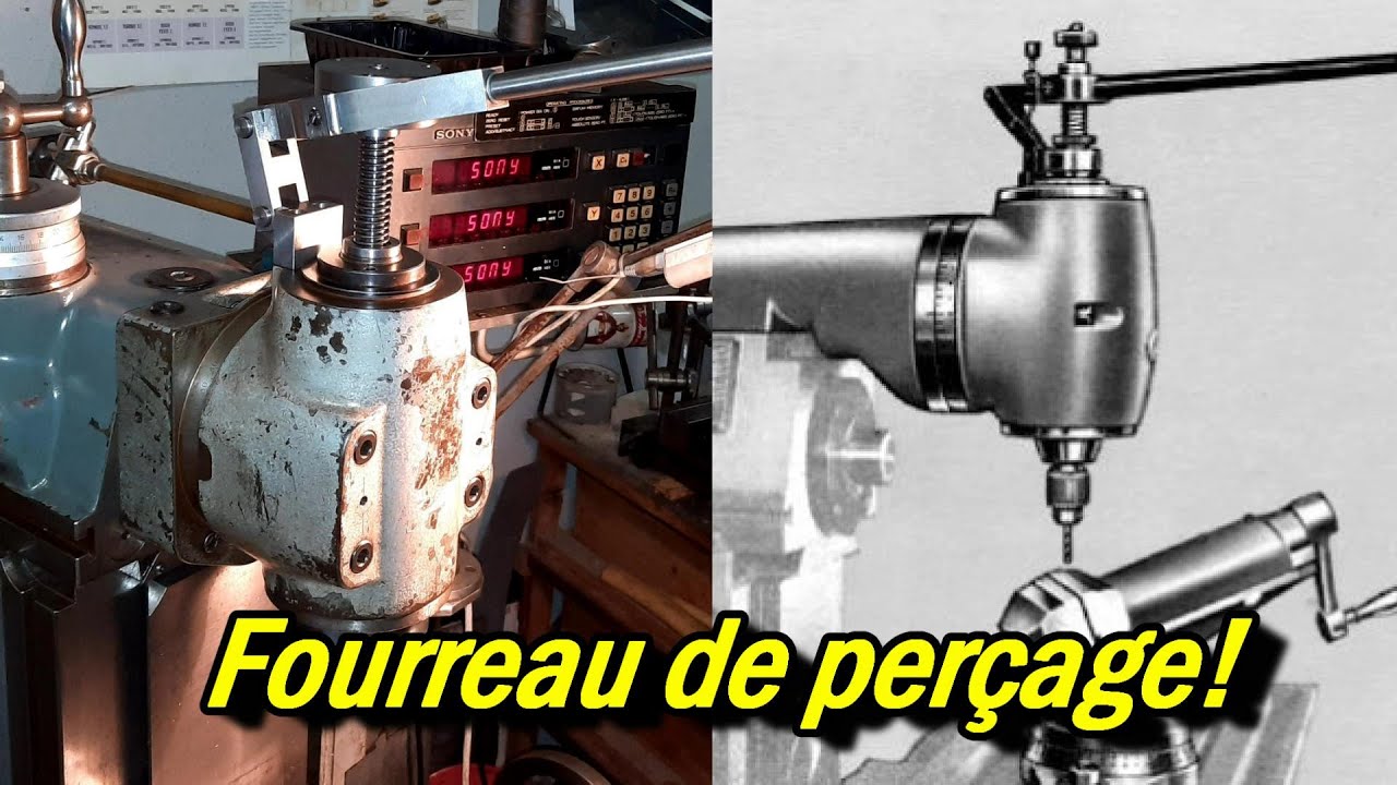 Réalisation d'un fourreau de perçage pour fraiseuse: Assemblage et essais!