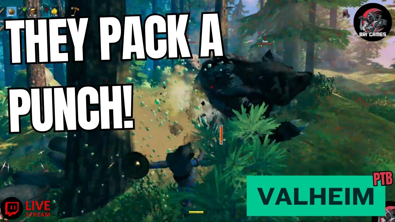 Getting HEADBUTTED By The NEW Bears in Valheim HURTS