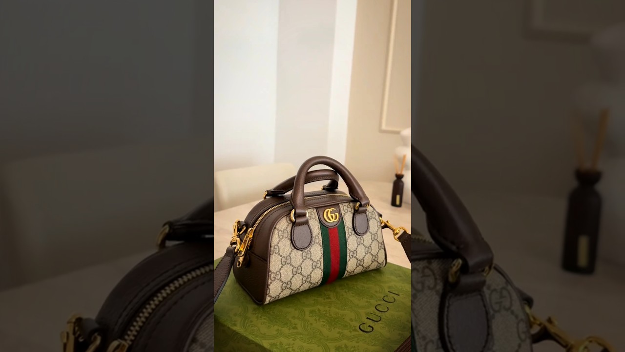 GUCCI Ophidia super mini bag #bagsonline #unboxing #guccibag #dubai #fashion #gucciunboxing