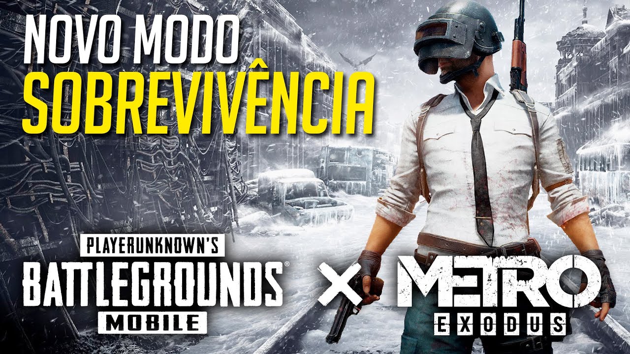 NOVO MODO SOBREVIVÊNCIA no PUBG MOBILE x METRO EXODUS | Gameplay em Português PT-BR