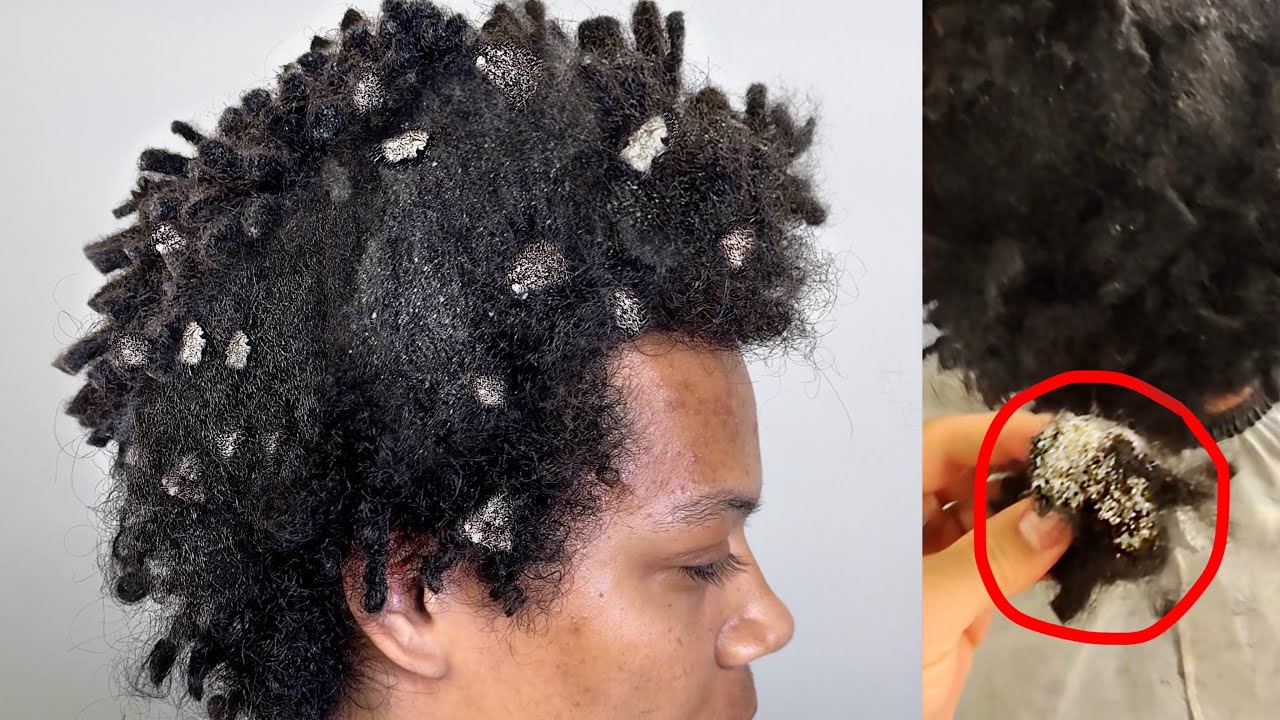 he has NOT WASHED his Hair since 2016! (I found this in it)