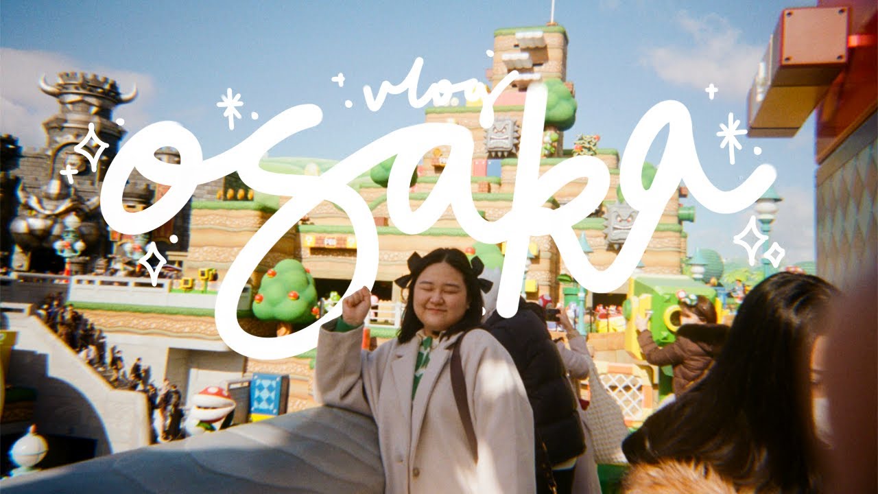 2-Day Osaka VLOG 🇯🇵 Dotonbori, Universal Studios Japan 🌏🎡