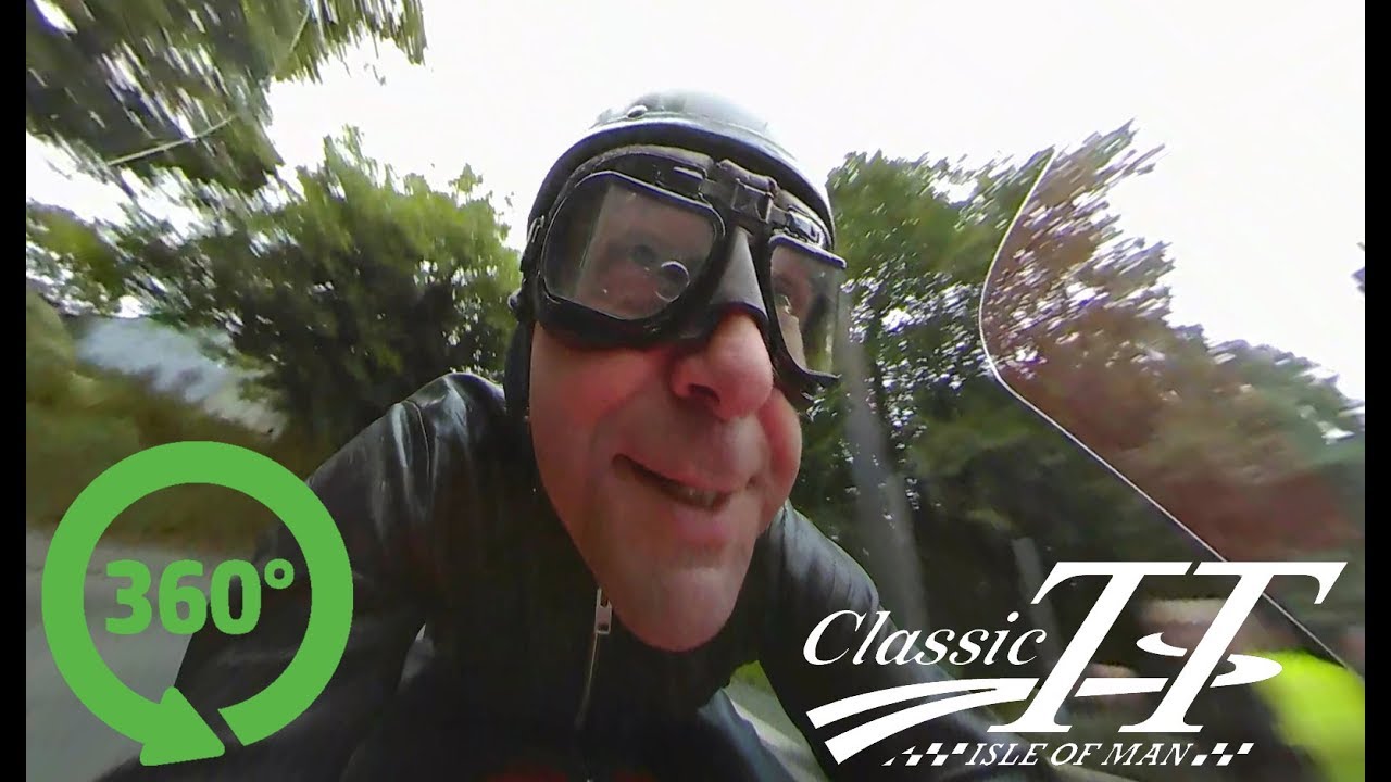 AWESOME 250cc HONDA 6 at the Classic TT 2017! Steve Plater | 360 Degree On Board