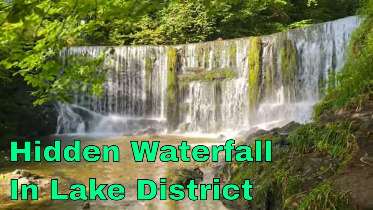 Waterfall in Lake District England - Stunning climbing from bottom to top of Aira Force with [4K HD]