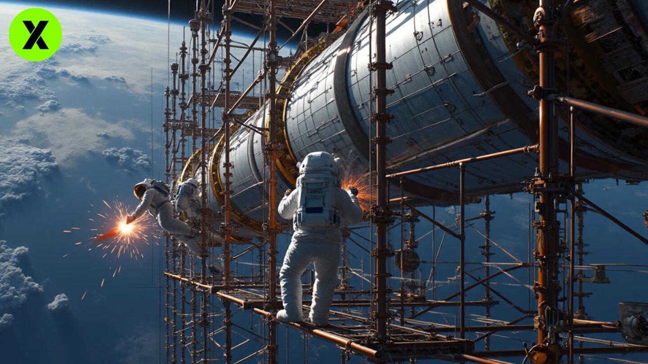 ASÍ se CONSTRUYE una ESTACIÓN ESPACIAL en el ESPACIO👨🏻‍🚀