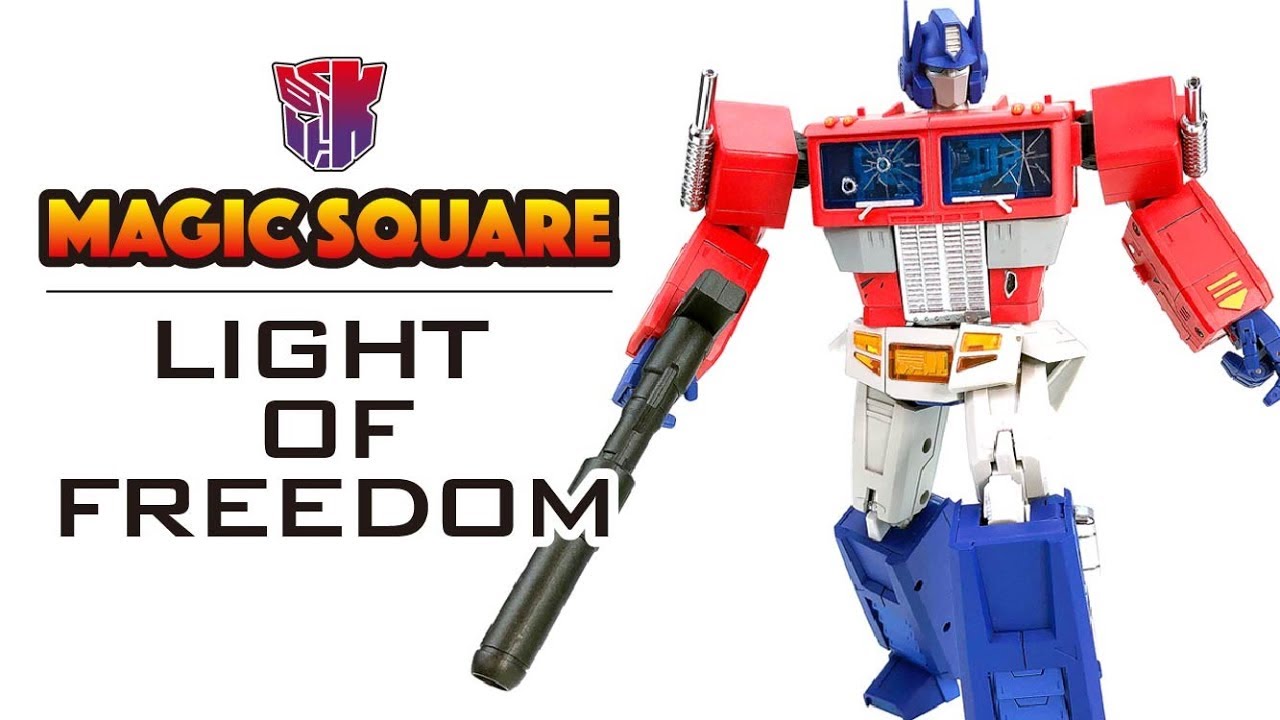 KL變形金剛玩具分享398 Magic Square MS-01 LIGHT OF FREEDOM 魔方G1柯博文【CC中文字幕】