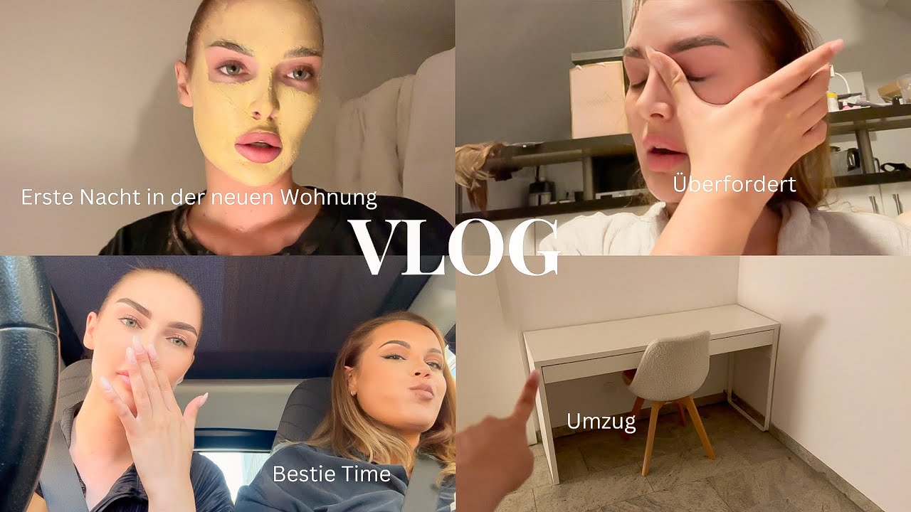 Erste Nacht in neuer Wohnung, Primark Haul, Buch Rezension , Umzug & komplett überfordert XXL VLOG