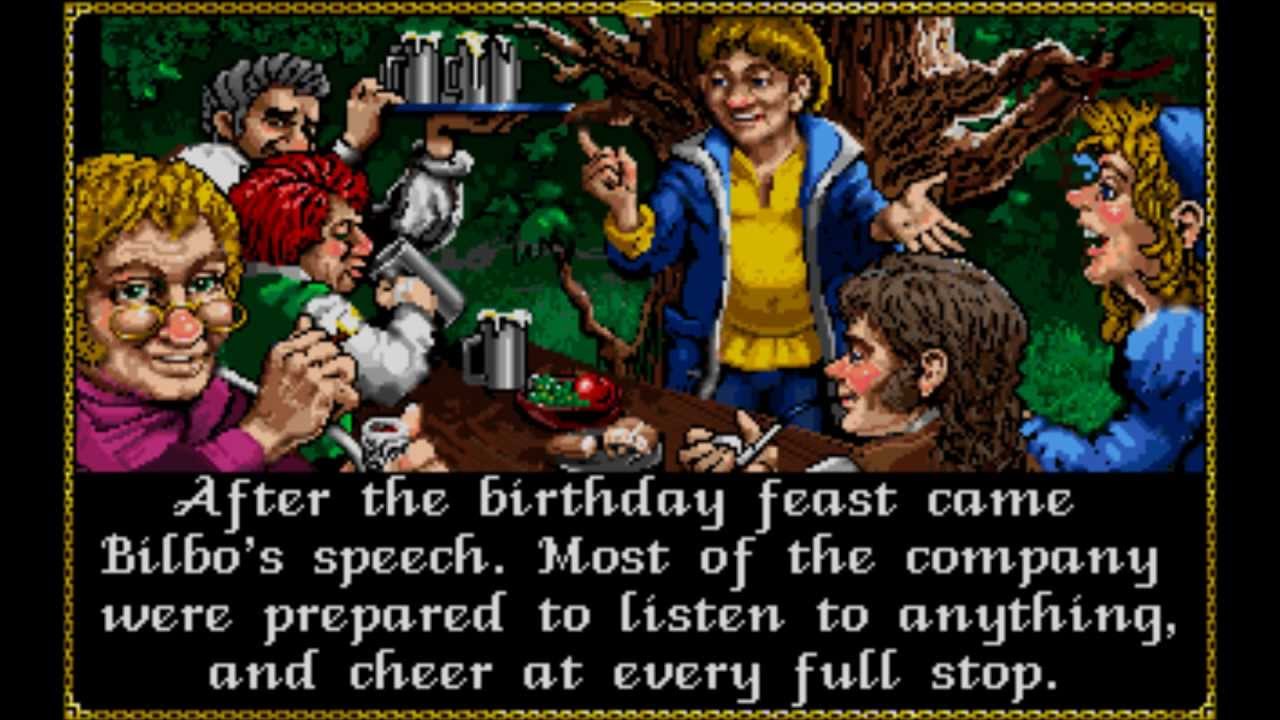 J.R.R. Tolkien's Lord of the Rings, Vol.I (MS-DOS) Intro und Gameplay