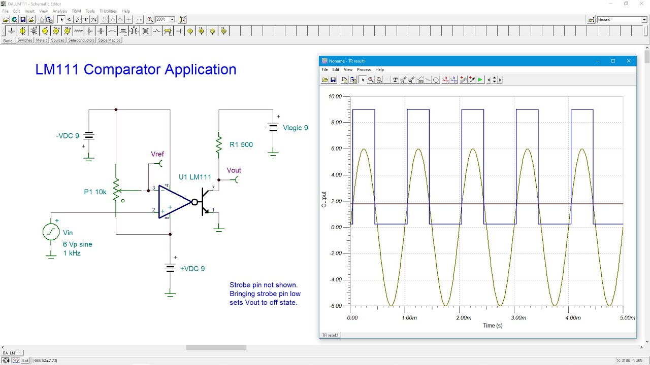 Op Amps: LM111 Comparator