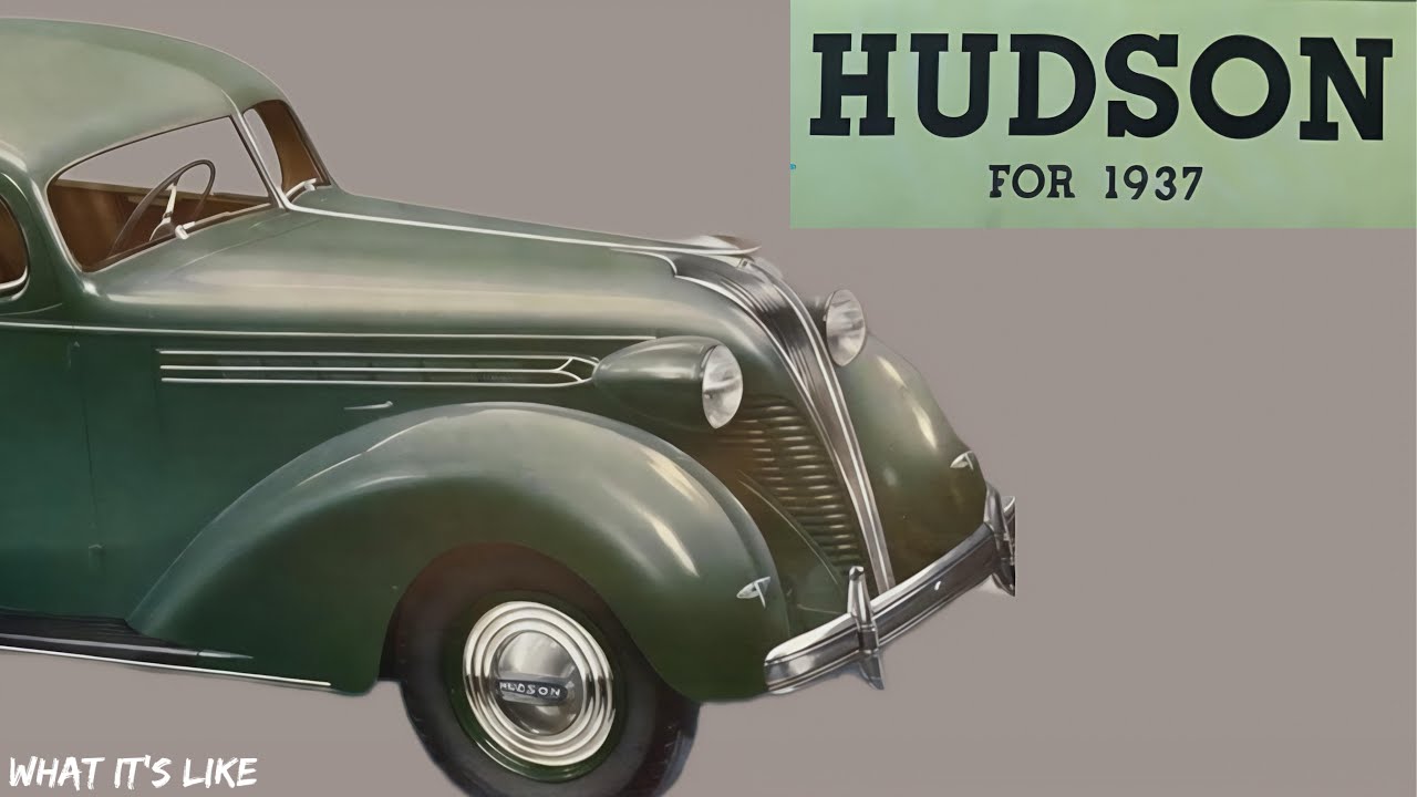 1937 Hudson Custom 8 ￼