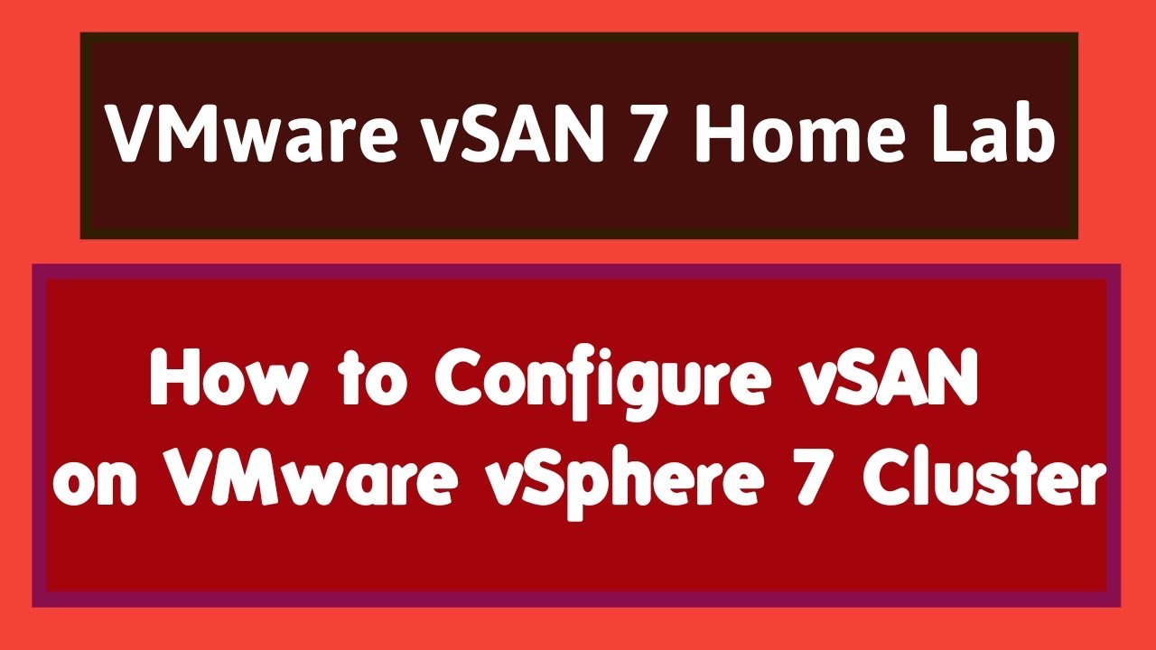 Домашняя лаборатория VMware vSAN | VMware vSAN 7 | Пошаговая установка vSAN | Конфигурация vSAN V...