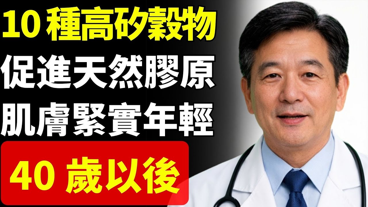 40歲後必吃！10種高矽穀物，天然促進膠原蛋白、緊實年輕肌膚