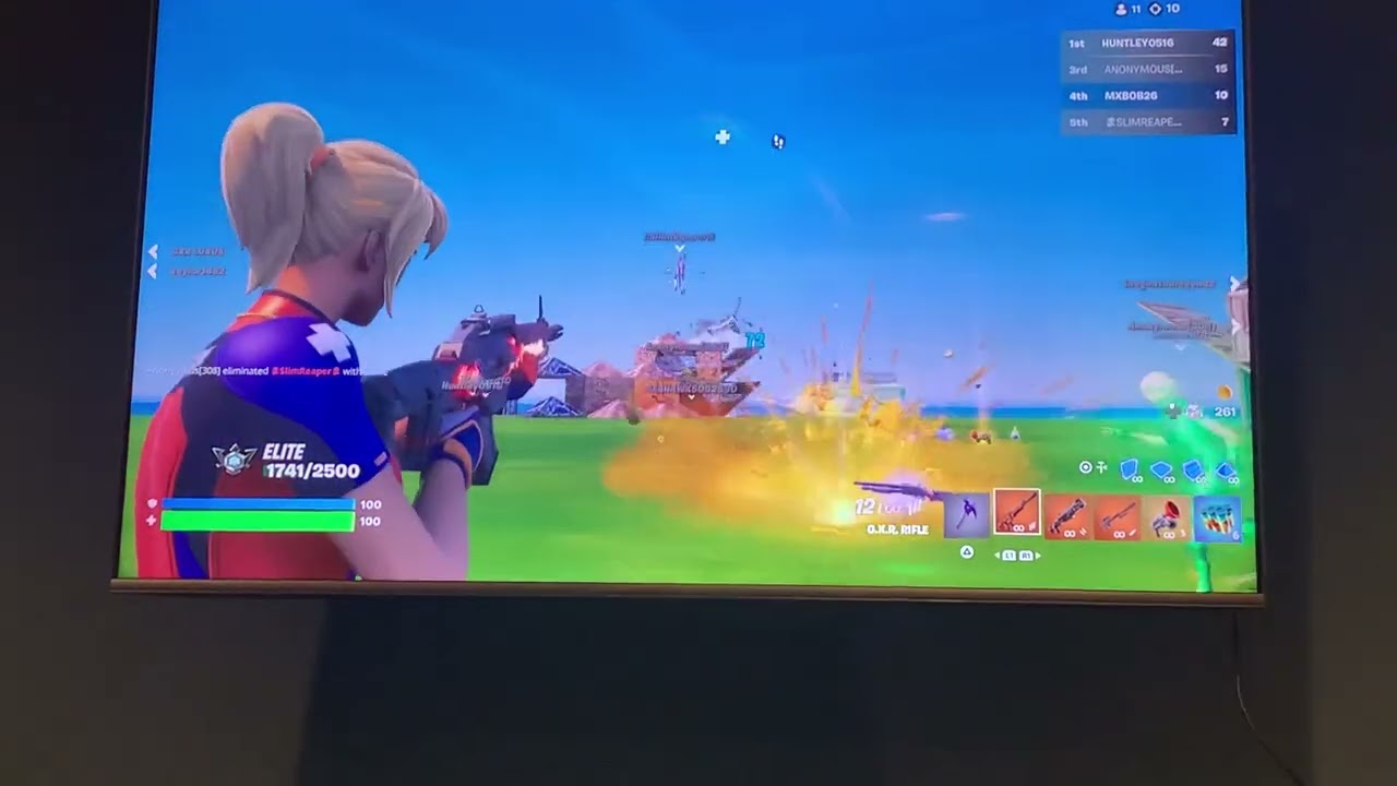 Playing 1v1 Reload. Eliminating defaults. 