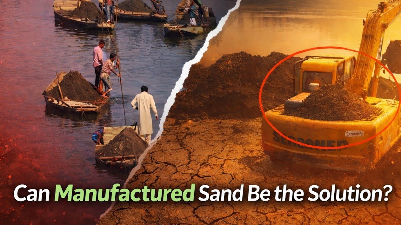 Исчезающие песчаные отложения в реках Джамму и Кашмира: может ли искусственный песок стать решени...