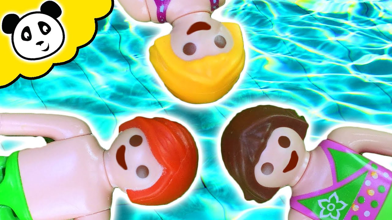 Playmobil Piscina - Bob el Piscinero da un curso de natación- Playmobil español