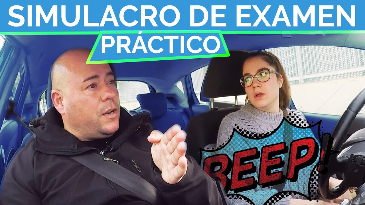 ¡Suspendida por intervención del examinador! Simulacro examen práctico conducir.