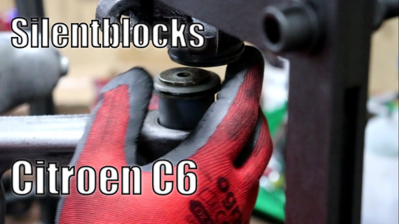 cambio silentbocks y rotulas de la citroen C6 2.7 HDI UHZ C5 Peugeot 607