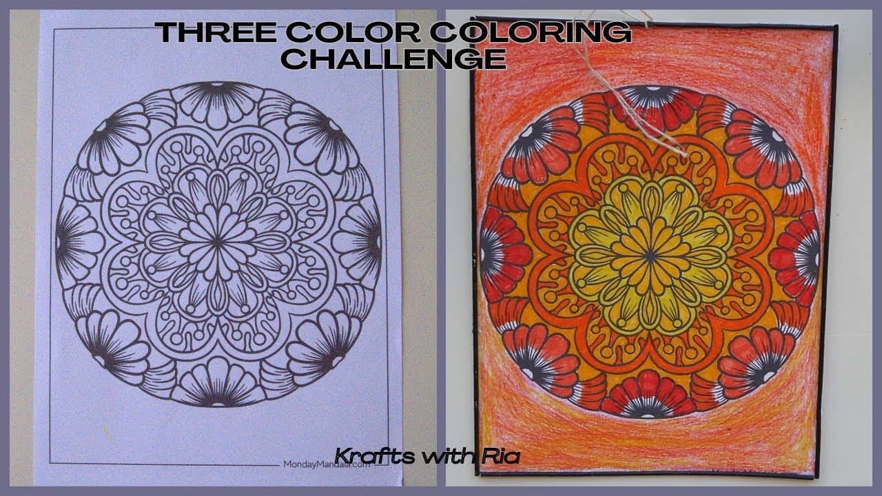 Three Color Coloring Challenge and How to Frame Colorings for Hanging