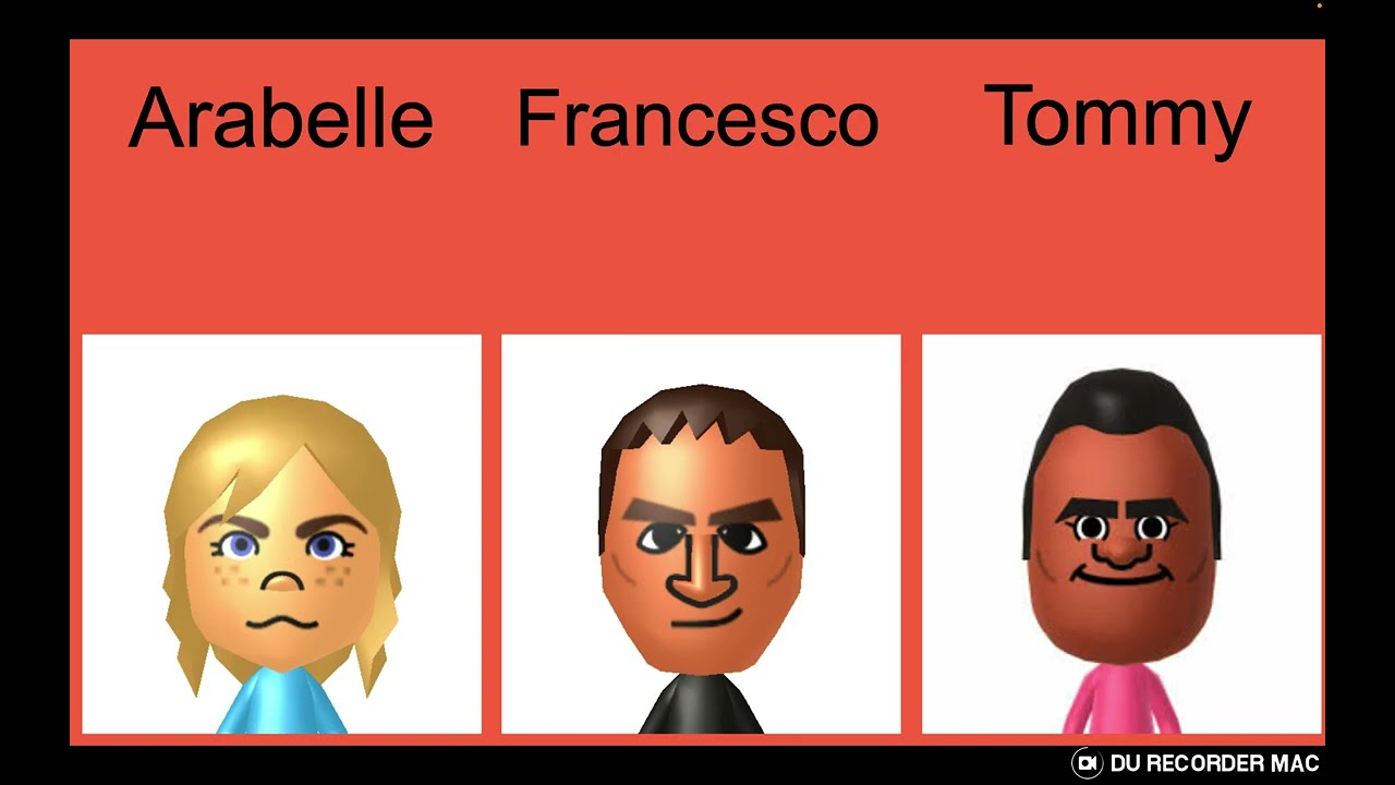 Wii Party Series: Spin Off w/ MiiMaster's CPU Miis Pack 1 Pairings