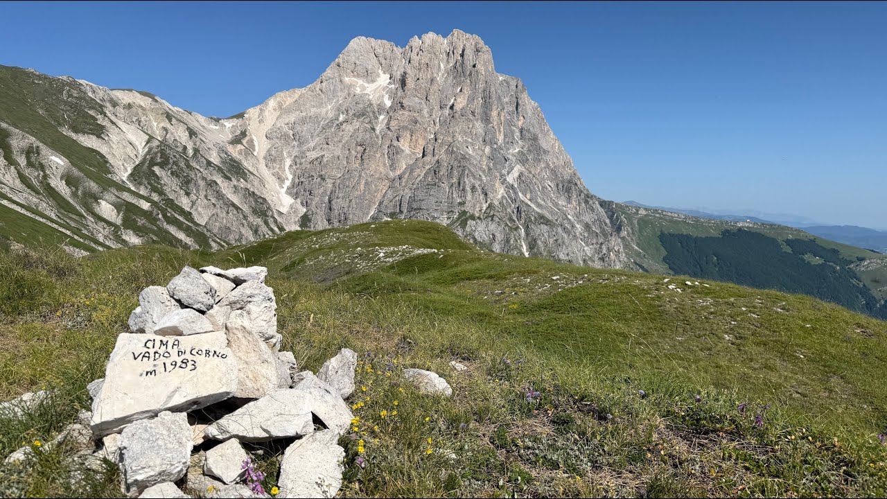 24 Giugno 2025 Cima Vado di Corno - Monte Brancastello - Pizzo San Gabriele da Vado di Corno 4K