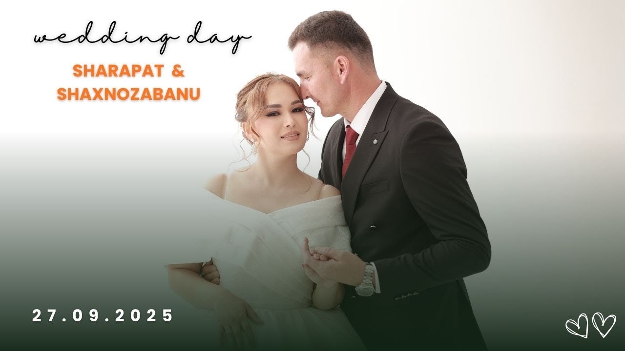 27 09 2025 Sharapat &  Shaxnozabanu - Jaslar toyi