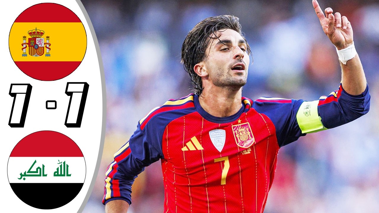 Spain vs Iraq 1-1- HL & GoaIs - 2026 [4K 60fps]