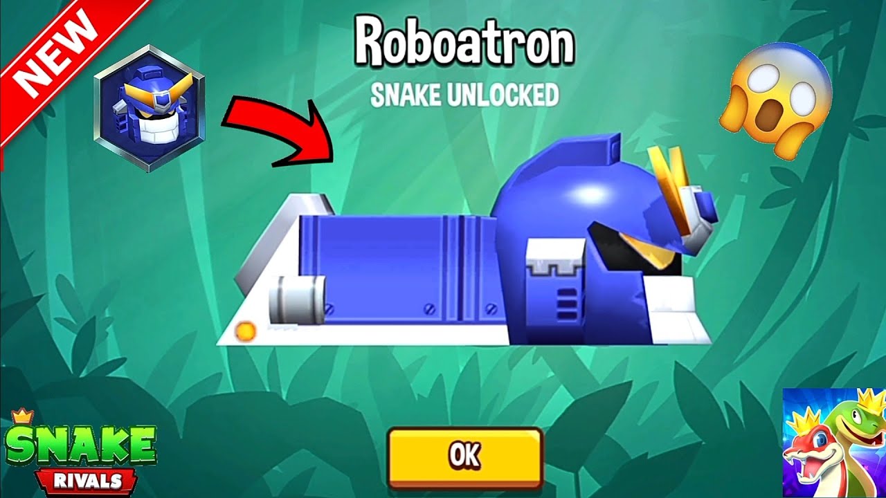 Snake rivals : New Snake Unlocked Roboatron!