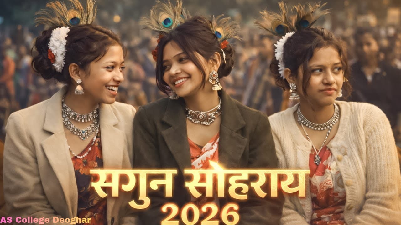 सगुन सोहराय 2026 // AS College Deoghar Sohrai #sohrai #santhali #newsong