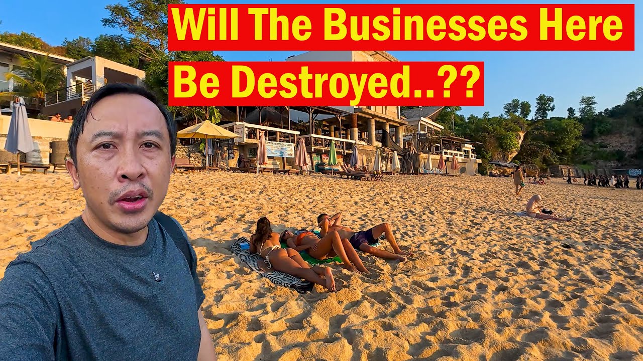 Next To Bingin Beach..!! Will The Businesses Here Be Destroyed..??? Balangan Beach Bali Update