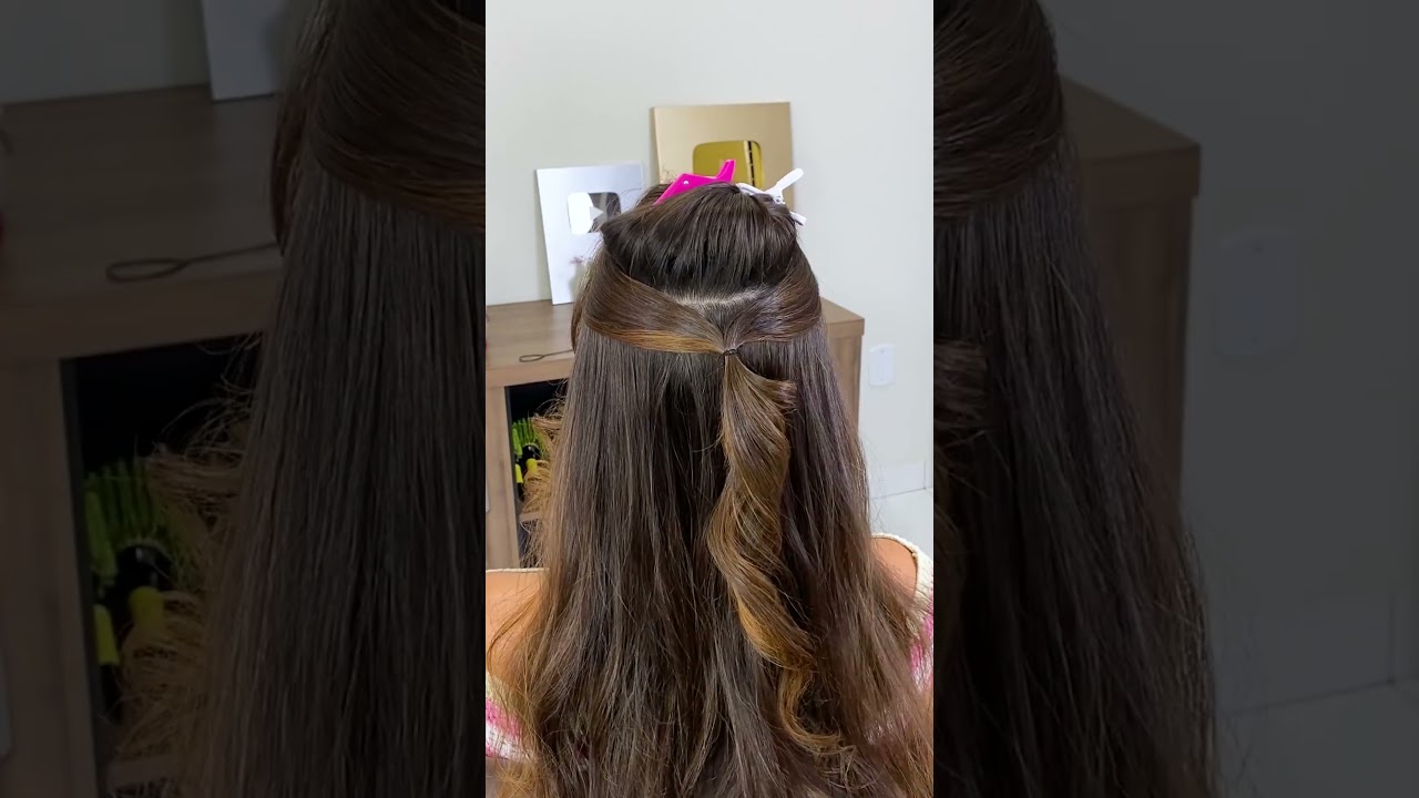 Penteado para Noiva de cabelo Longo