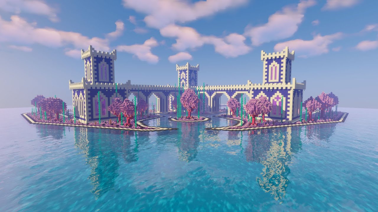 Island palace || Minecraft Timelapse