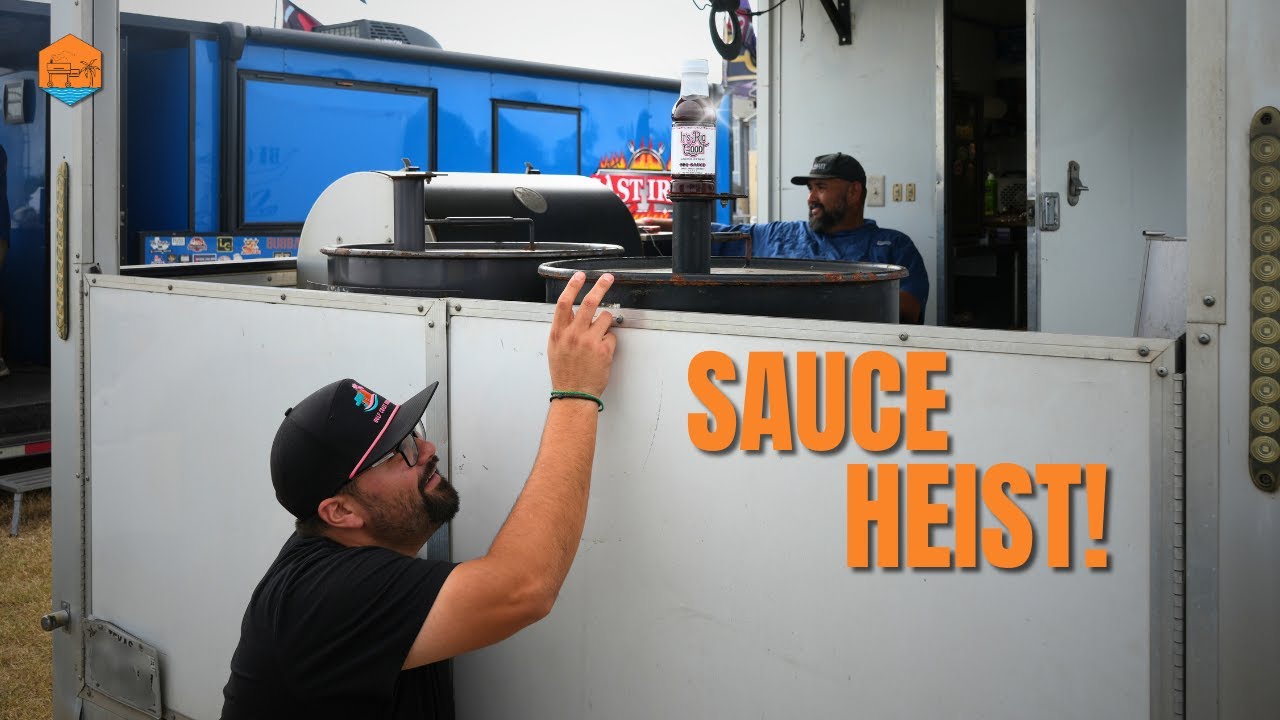 Stealing @riovalleymeatbbq Secret Sauce at a BBQ Competition!