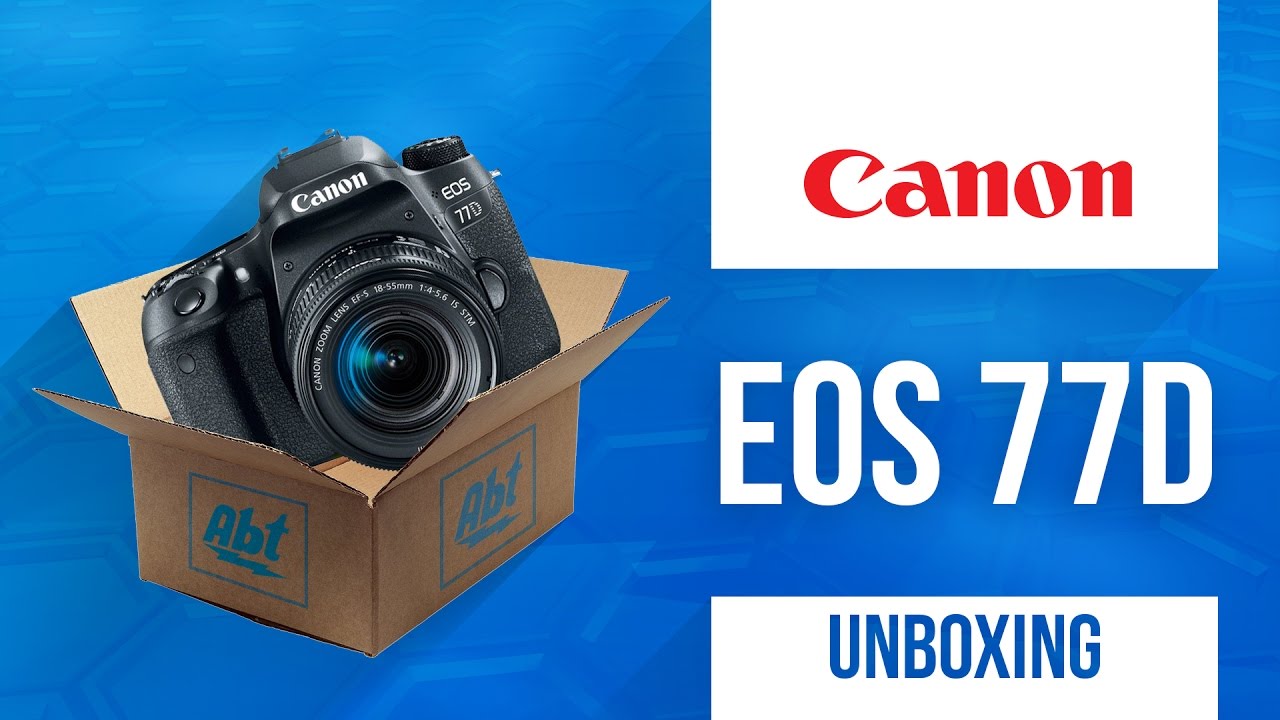 Unboxing: Canon EOS 77D DSLR Camera
