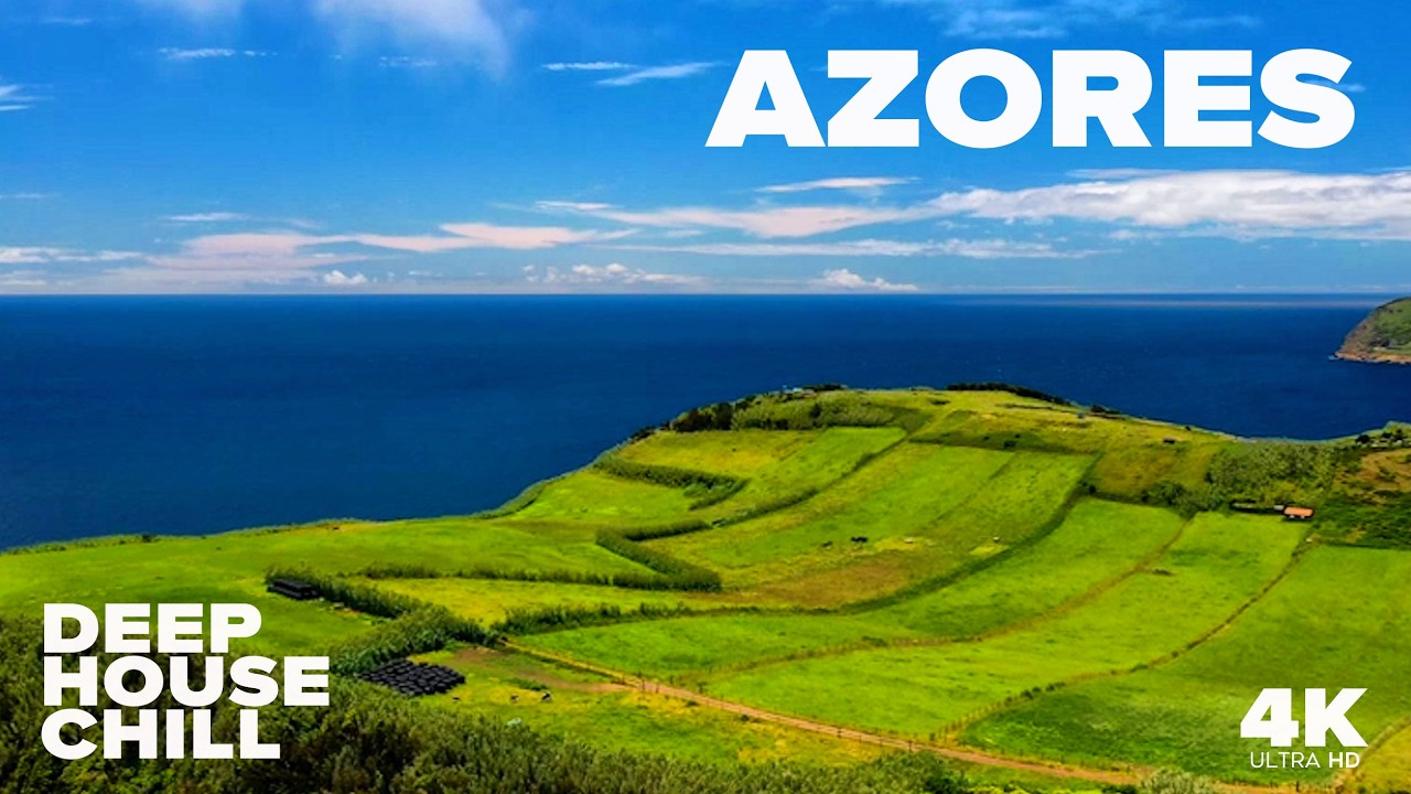 Azores Islands 🌊 Ocean Therapy | Atlantic Cliffs and Black Sand Beaches | Deep House Chill TV