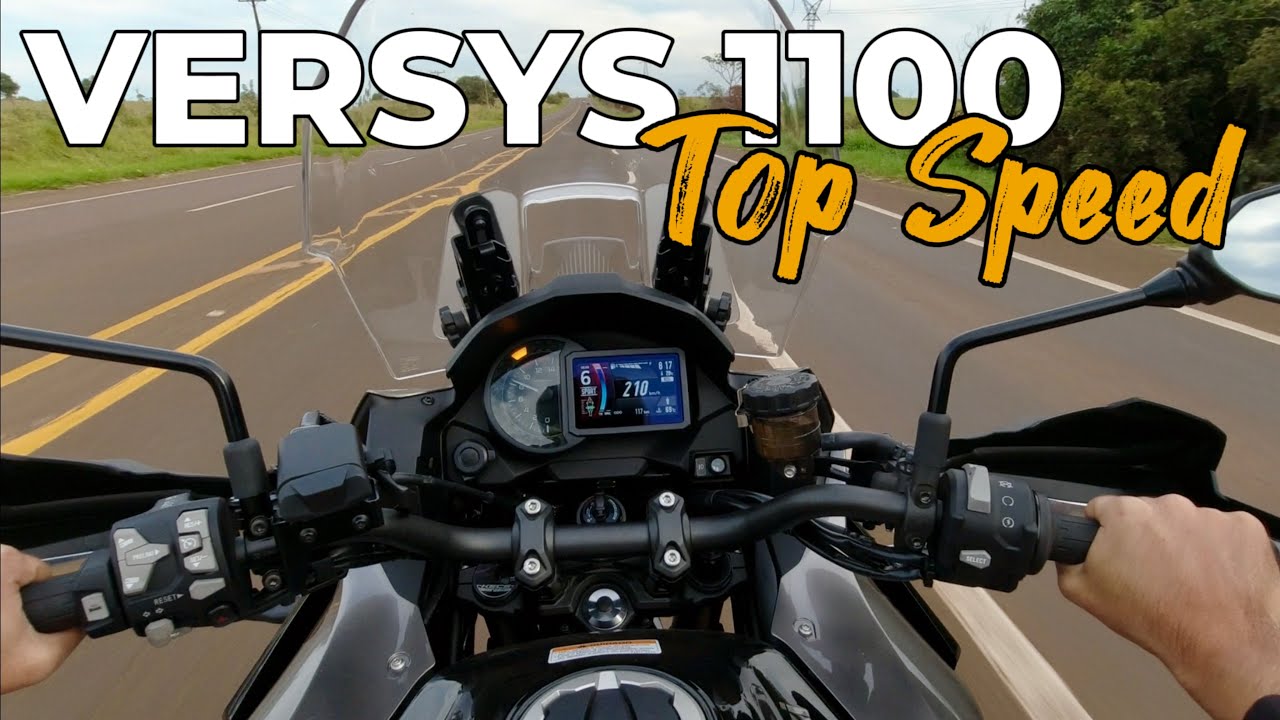 Kawasaki Versys 1100 GT: 0-200 km/h na Estrada! (Teste de Velocidade)