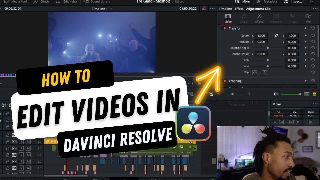 Монтаж музыкального видео в DaVinci Resolve &mdash; (Разбор эпизодов 1 и 2)