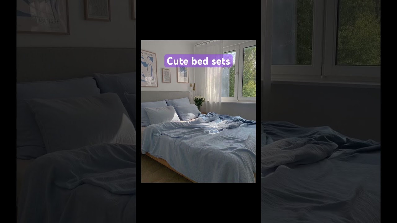 I love getting new bed sets! It&rsquo;s so nice to get something fresh🌊✨🌸 #fypシ #bedsets