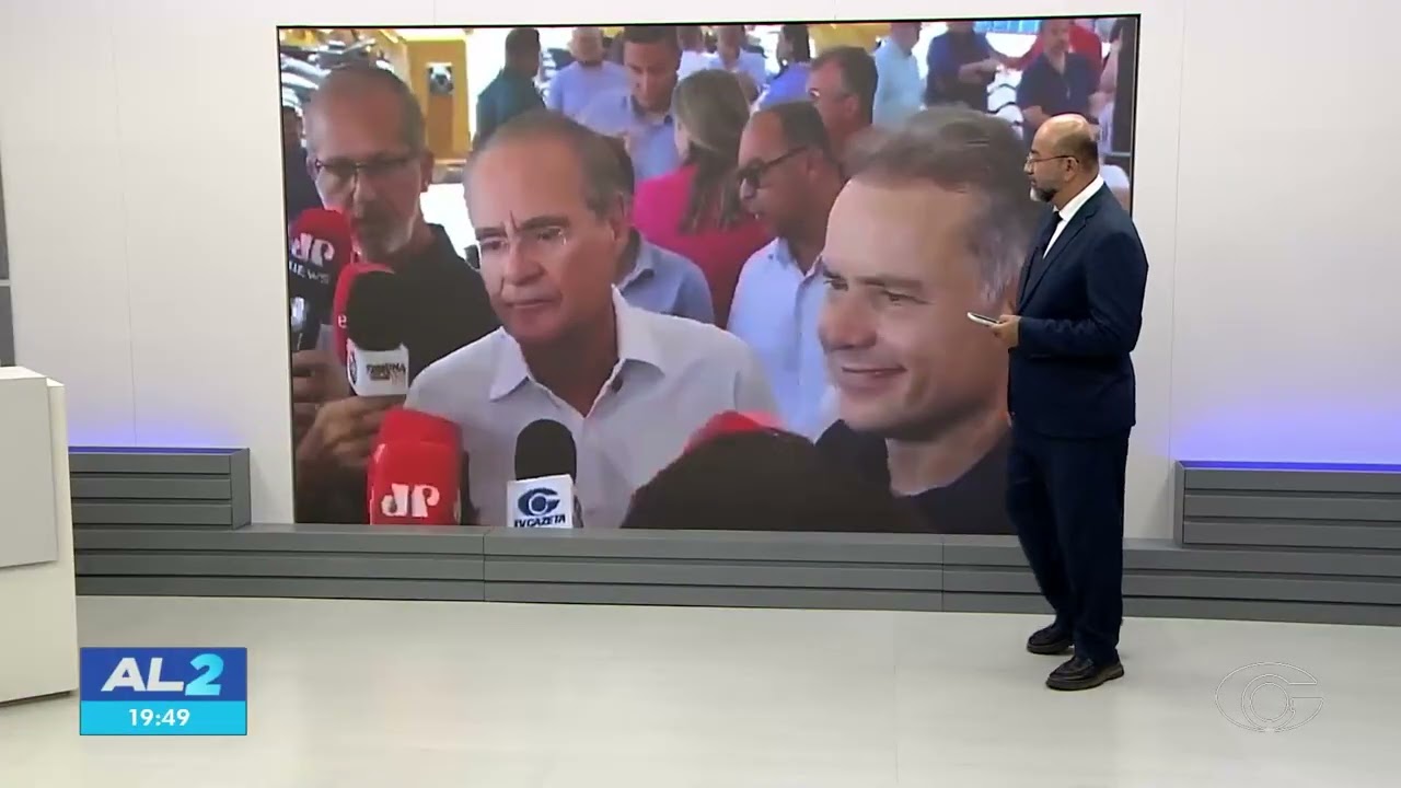 Renan Calheiros coloca MDB à disposição de JHC para eleições de outubro em AL - 17/03/2026